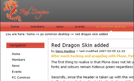 Dragon Skin Header